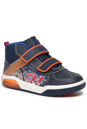 Geox Сникърси J Inek B. A J949CA 05411 C0820 S Navy/Orange - Mera.bg