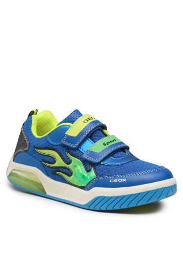 Geox Сникърси J Inek B. B J359CB 014BU C4344 DD Royal/Lime - Mera.bg
