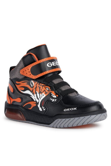 Geox Сникърси J Inek Boy J369CC 0BUCE C0038 S Black/Orange - Mera.bg