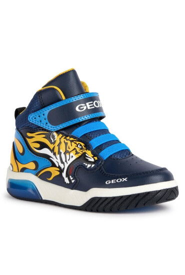 Geox Сникърси J Inek Boy J369CC 0BUCE C0657 S Navy/Yellow - Mera.bg