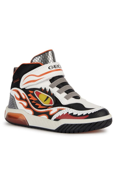 Geox Сникърси J Inek Boy J369CD 0FEFU C0422 S White/Orange - Mera.bg