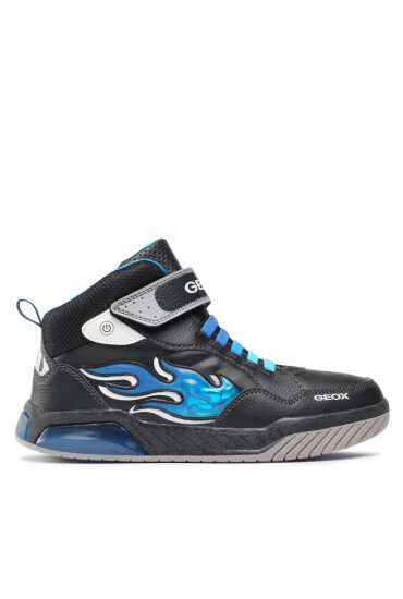 Geox Сникърси J Inek Boy J369CE 0BU11 C0035 DD Black/Lt Blue - Mera.bg