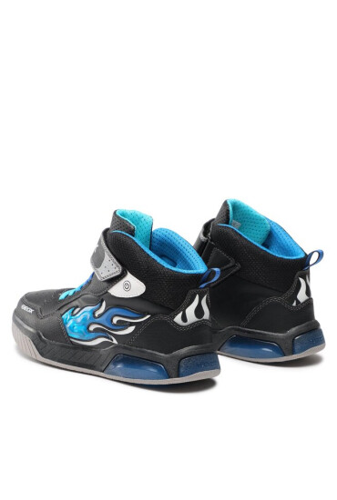 Geox Сникърси J Inek Boy J369CE 0BU11 C0035 DD Black/Lt Blue - Mera.bg