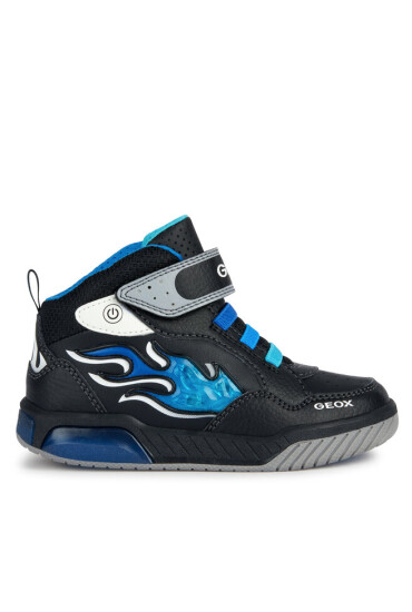 Geox Сникърси J Inek Boy J369CE 0BU11 C0035 M Black/Lt Blue - Mera.bg