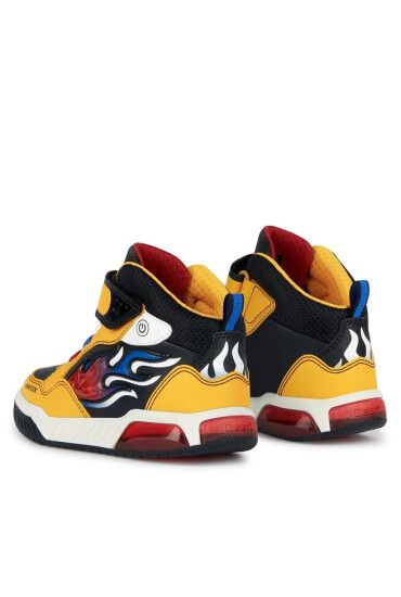 Geox Сникърси J Inek Boy J369CE 0BU11 C0066 DD Yellow/Red - Mera.bg
