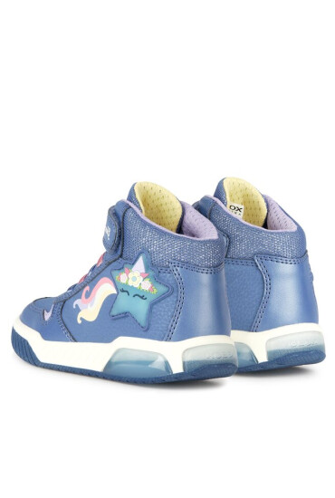 Geox Сникърси J Inek Girl J36ASC 0CENF C4117 S Avio/Fuchsia - Mera.bg