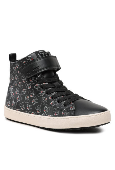 Geox Сникърси J Kalispera Girl J364GH 00004 C0039 D Black/Silver - Mera.bg