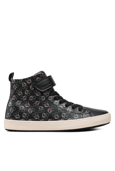 Geox Сникърси J Kalispera Girl J364GH 00004 C0039 D Black/Silver - Mera.bg