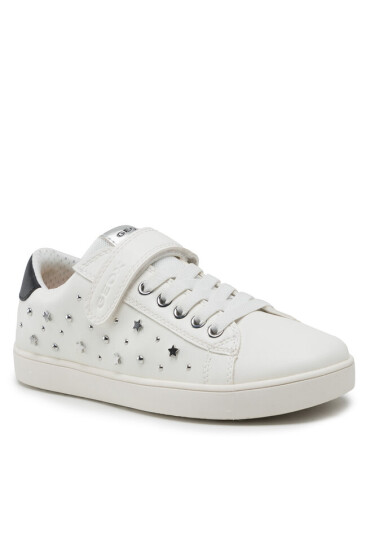 Geox Сникърси J Kathe G. E J25EUE-000BC C0007 S White/Silver - Mera.bg