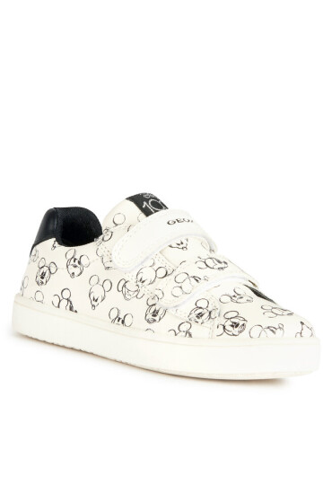 Geox Сникърси J Kathe Girl J36EUG 00004 C0404 M White/Black - Mera.bg