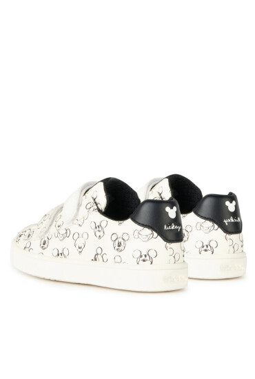Geox Сникърси J Kathe Girl J36EUG 00004 C0404 M White/Black - Mera.bg