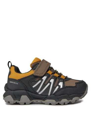 Geox Сникърси J Magnetar Boy B Abx J263ZB 0CEFU C6F2G M Brown/Dk Yellow - Mera.bg