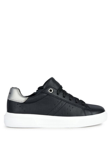 Geox Сникърси J Nettuno Girl J25GCA 00085 C9244 D Black/Dk Silver - Mera.bg