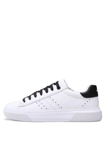 Geox Сникърси J Nettuno Girl J25GCA00085C0404 D White/Black - Mera.bg