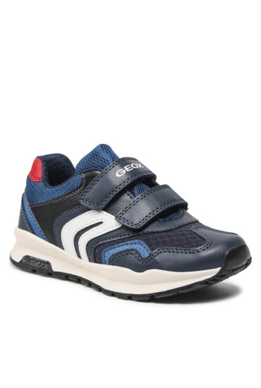 Geox Сникърси J Pavel B. A J0415A 014BU C0735 S Navy/Red - Mera.bg