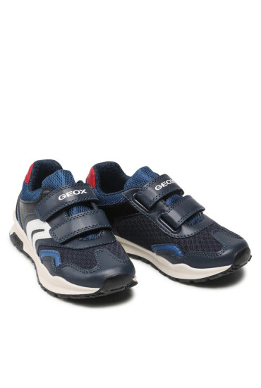 Geox Сникърси J Pavel B. A J0415A 014BU C0735 S Navy/Red - Mera.bg