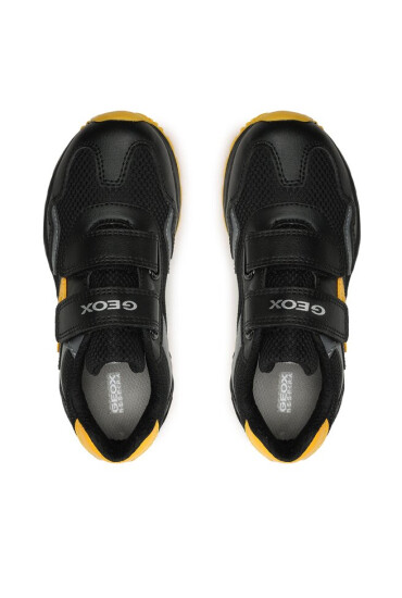 Geox Сникърси J Pavel Boy J0415A 01454 C0054 S Black/Yellow - Mera.bg