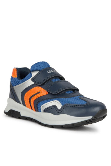 Geox Сникърси J Pavel Boy J0415A 01454 C0659 D Navy/Orange - Mera.bg
