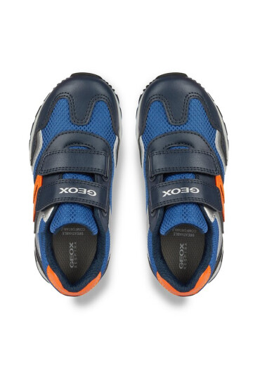 Geox Сникърси J Pavel Boy J0415A 01454 C0659 D Navy/Orange - Mera.bg