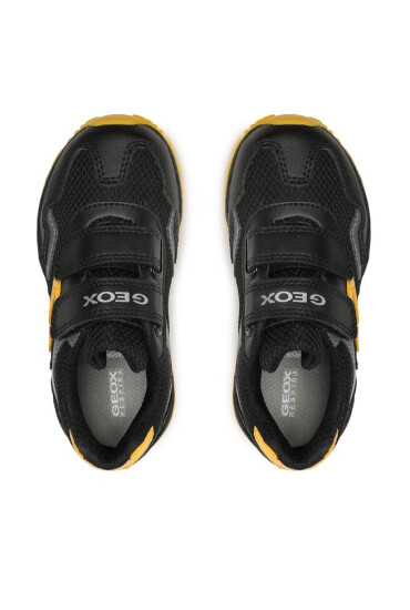Geox Сникърси J Pavel J0415A 01454 C0054 M Black/Yellow - Mera.bg