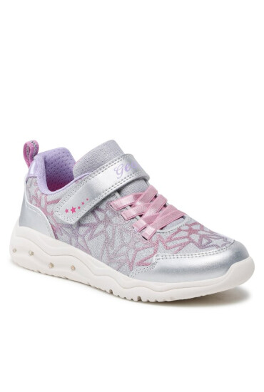 Geox Сникърси J Phyper Girl J35GUA0EWNFC0162 D Silver/Fuchsia - Mera.bg