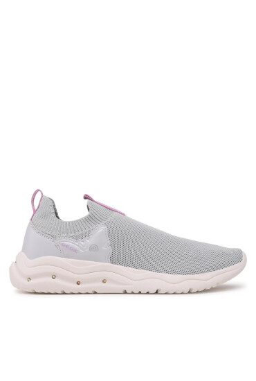 Geox Сникърси J Phyper Girl J35GUB06KBCC1296 DD Lt Grey/Pink - Mera.bg