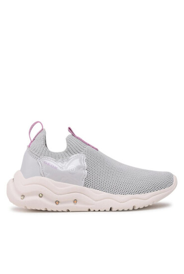 Geox Сникърси J Phyper Girl J35GUB06KBCC1296 M Lt Grey/Pink - Mera.bg