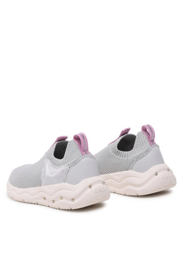 Geox Сникърси J Phyper Girl J35GUB06KBCC1296 M Lt Grey/Pink - Mera.bg