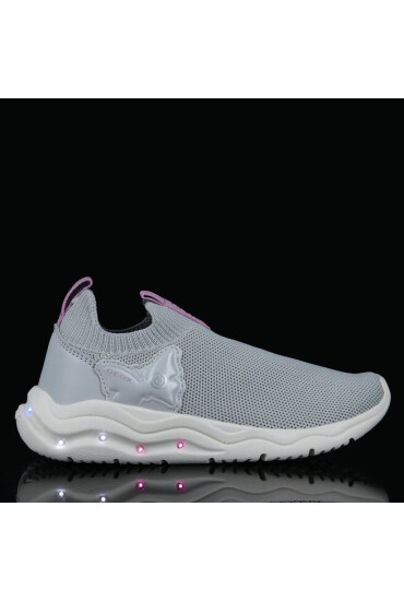 Geox Сникърси J Phyper Girl J35GUB06KBCC1296 S Lt Grey/Pink - Mera.bg