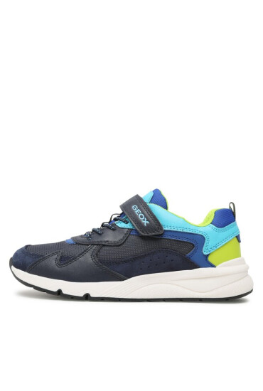 Geox Сникърси J Rooner Boy J26H0C01122C0749 D Navy/Lime - Mera.bg