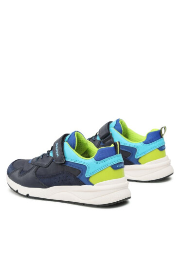 Geox Сникърси J Rooner Boy J26H0C01122C0749 D Navy/Lime - Mera.bg