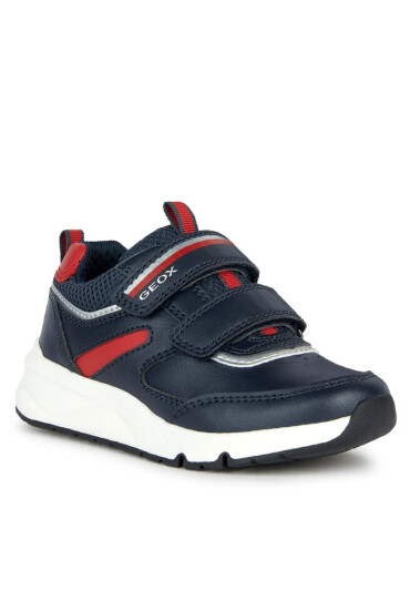 Geox Сникърси J Rooner Boy J35H0B 0BC14 C0735 S Navy/Red - Mera.bg