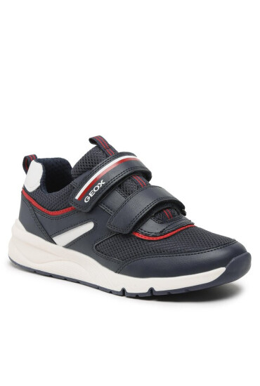 Geox Сникърси J Rooner Boy J35H0B01454C0735 D Navy/Red - Mera.bg