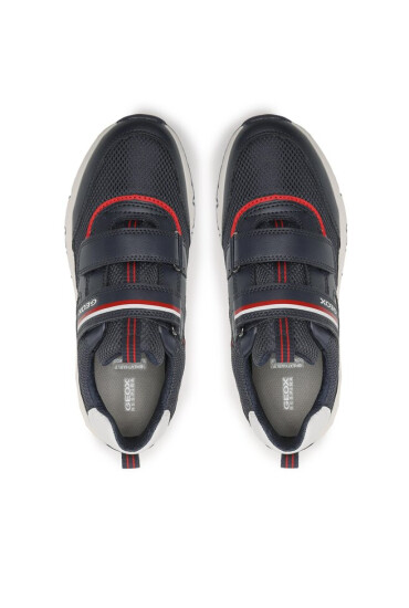Geox Сникърси J Rooner Boy J35H0B01454C0735 D Navy/Red - Mera.bg