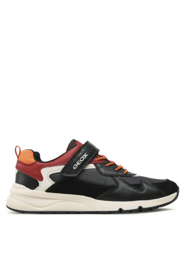Geox Сникърси J Rooner Boy J36H0A 01122 C0260 D Black/Dk Red - Mera.bg