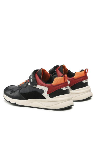 Geox Сникърси J Rooner Boy J36H0A 01122 C0260 D Black/Dk Red - Mera.bg