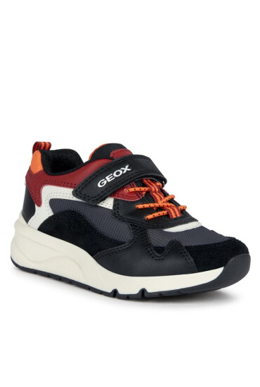 Geox Сникърси J Rooner Boy J36H0A 01122 C0260 M Black/Dk Red - Mera.bg