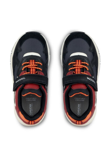Geox Сникърси J Rooner Boy J36H0A 01122 C0260 M Black/Dk Red - Mera.bg
