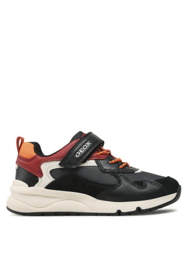 Geox Сникърси J Rooner Boy J36H0A 01122 C0260 S Black/Dk Red - Mera.bg