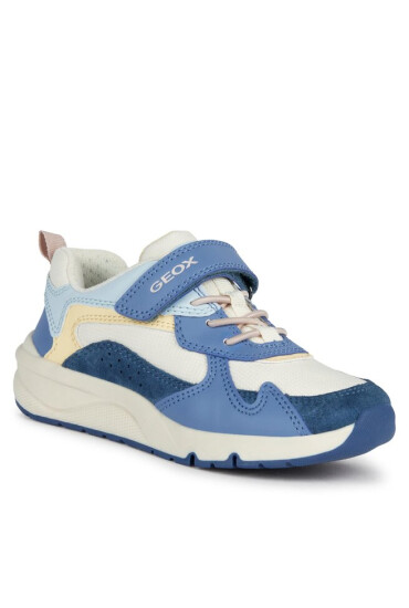Geox Сникърси J Rooner Girl J36HRA 01122 C4B2M M Avio/Lt Yellow - Mera.bg