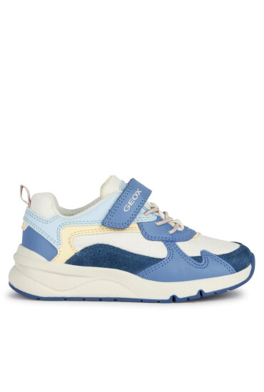 Geox Сникърси J Rooner Girl J36HRA 01122 C4B2M S Avio/Lt Yellow - Mera.bg