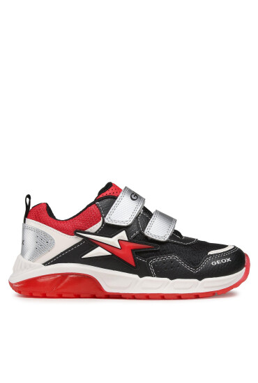 Geox Сникърси J Saziale B.B J35CQB 014BU C0048 D Black/Red - Mera.bg