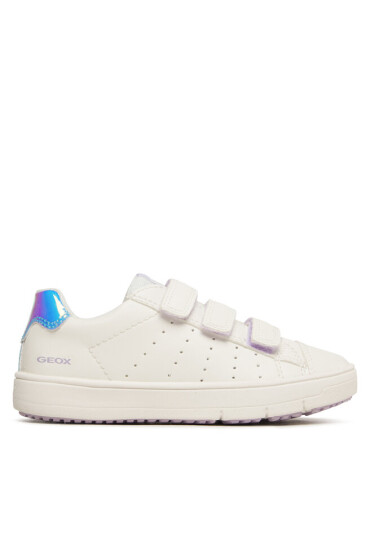 Geox Сникърси J Silenex Girl J15DWB0BCSDC1Z0J M White/Iridescent - Mera.bg