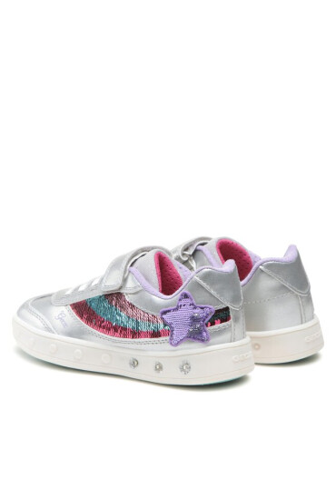 Geox Сникърси J Skylin Girl J358WB0AJAYC1239 S Silver/Multicolor - Mera.bg