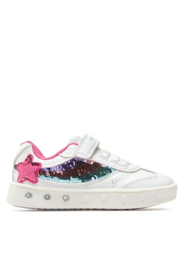 Geox Сникърси J Skylin Girl J358WB0BCATC0653 M White/Multicolor - Mera.bg