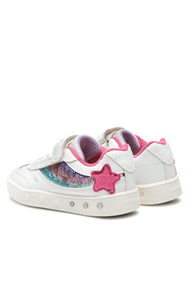 Geox Сникърси J Skylin Girl J358WB0BCATC0653 M White/Multicolor - Mera.bg