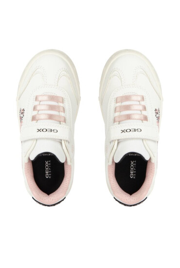Geox Сникърси J Skylin Girl J368WA 0BCEW C0814 DD White/Lt Pink - Mera.bg