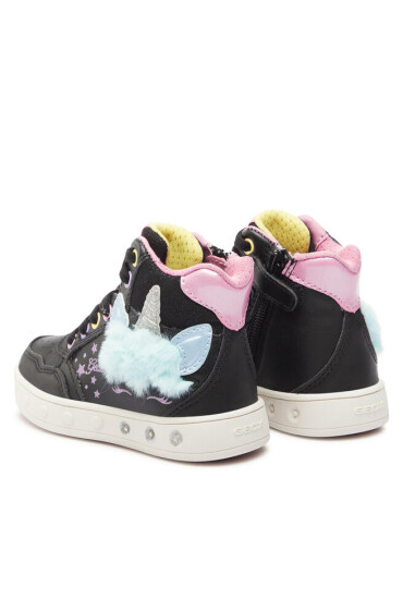 Geox Сникърси J Skylin Girl J368WC 054AS C9240 M Black/Multicolor - Mera.bg