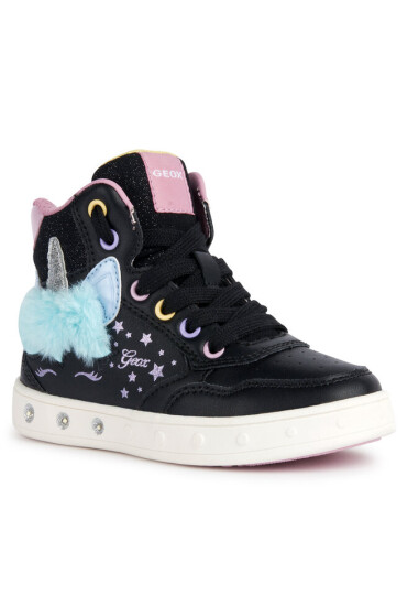 Geox Сникърси J Skylin Girl J368WC 054AS C9240 S Black/Multicolor - Mera.bg