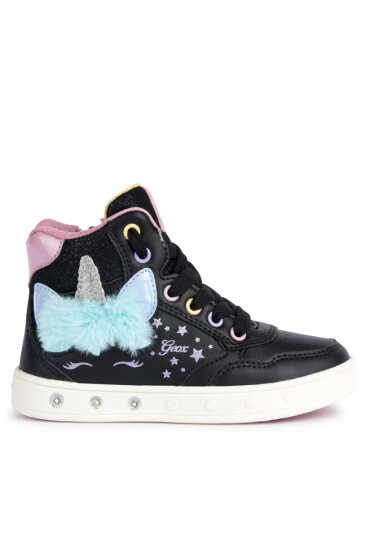 Geox Сникърси J Skylin Girl J368WC 054AS C9240 S Black/Multicolor - Mera.bg
